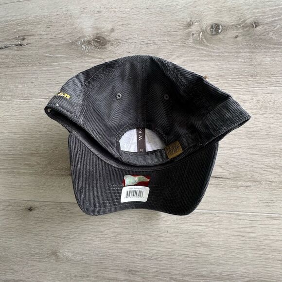 W republic Appalachian State Mountaineers Structured Corduroy CapCHARCOAL OS NWT - Picture 8 of 9